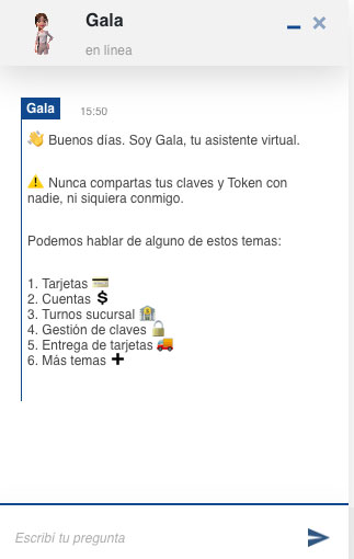 Como funciona GALA | Banco de Galicia