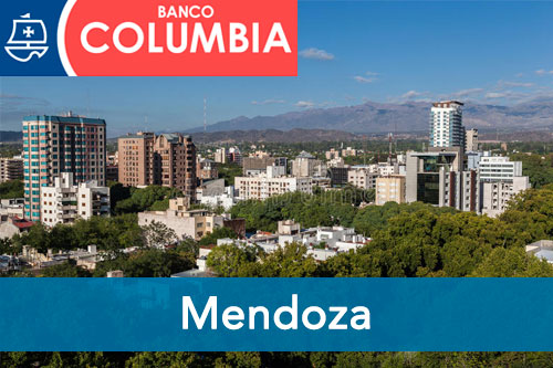 Turnero del banco Columbia en Mendoza