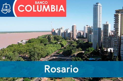 Turnero del banco Columbia en Rosario