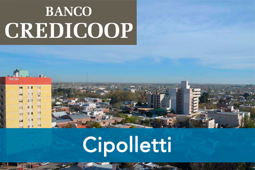 Turnero del Banco Credicoop en Cipolletti |