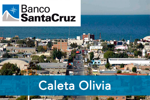 Turnero del banco Santa Cruz en Caleta Olivia | Oficinas |