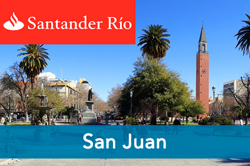 Turnero del Banco Santander Río en San Juan | Oficinas |