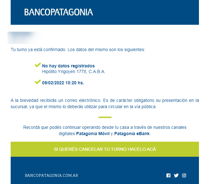 Confirmacion-cita-Banco-Patagonia